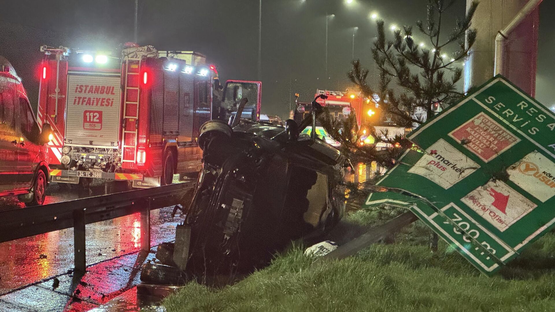 Kuzey Marmara Otoyolu'nda kaza: Bir kişi hayatını kaybetti, bir ağır yaralı